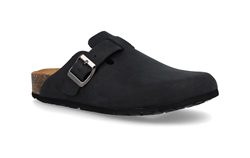 BIONATURA VEGAS CIABATTA CHIUSA CRAZY HORSE NERO 